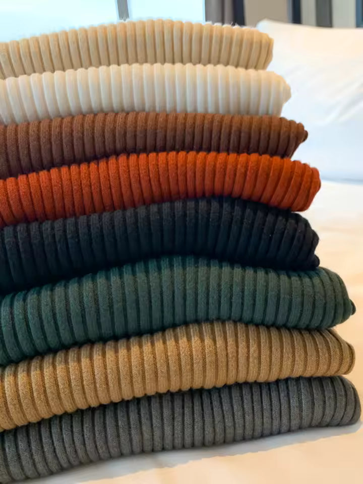 Elegant Solid Women Turtleneck Sweater